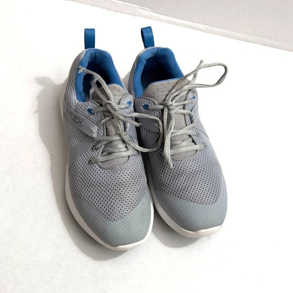 FootJoy 95727 Women's Flex Spikeless Golf Shoe White Grey Size 6.5 W Wide - Picture 3 of 6